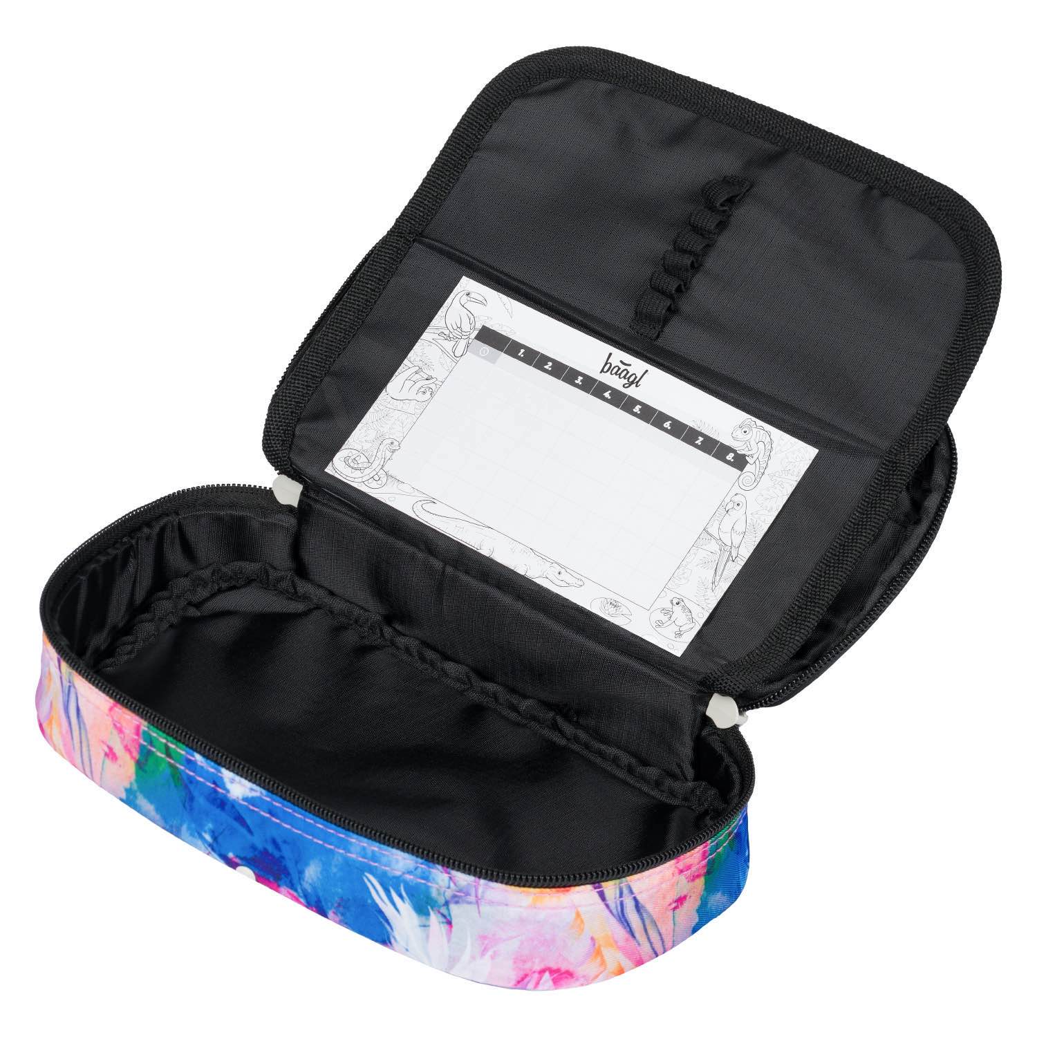 baagl-school-aquarelle-trousse-scolaire-vide-fille image 2