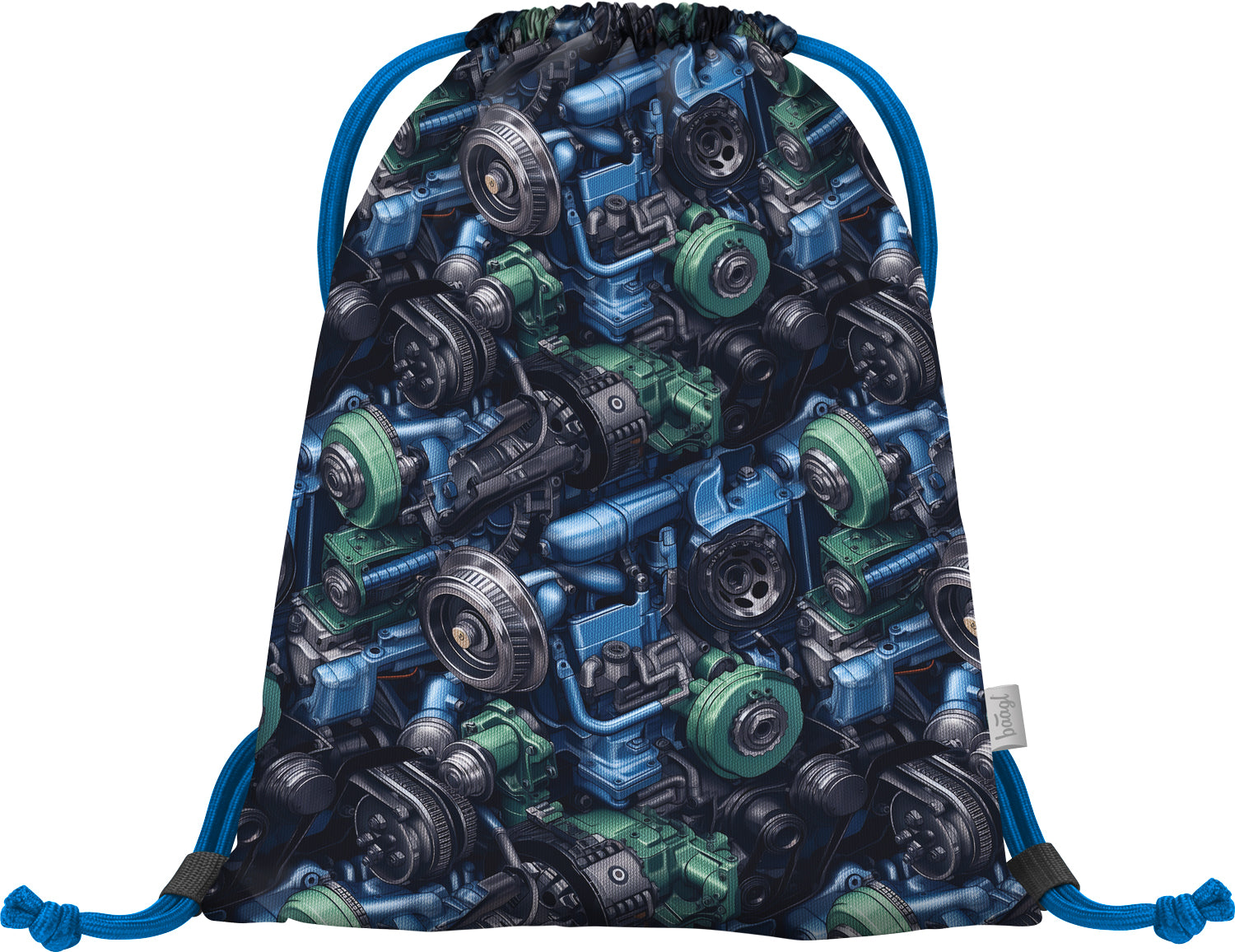 baagl-gym-sacks-racing-car-sac-gym-poche-zip image 2