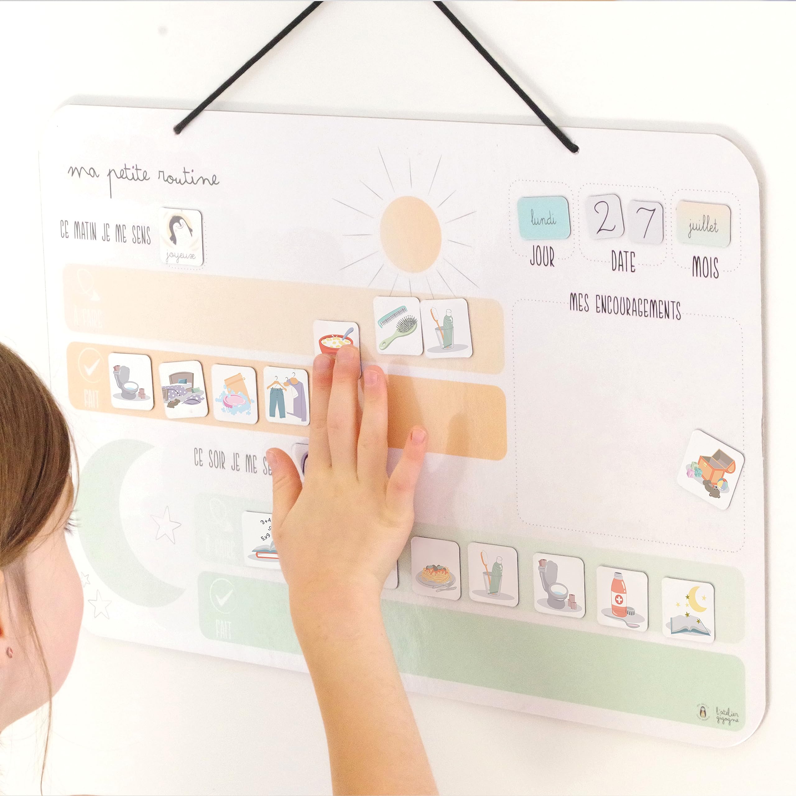 atelier-gigogne-ma-petite-routine-tableau-magn-tique-57-magnets-3-8-ans image 7