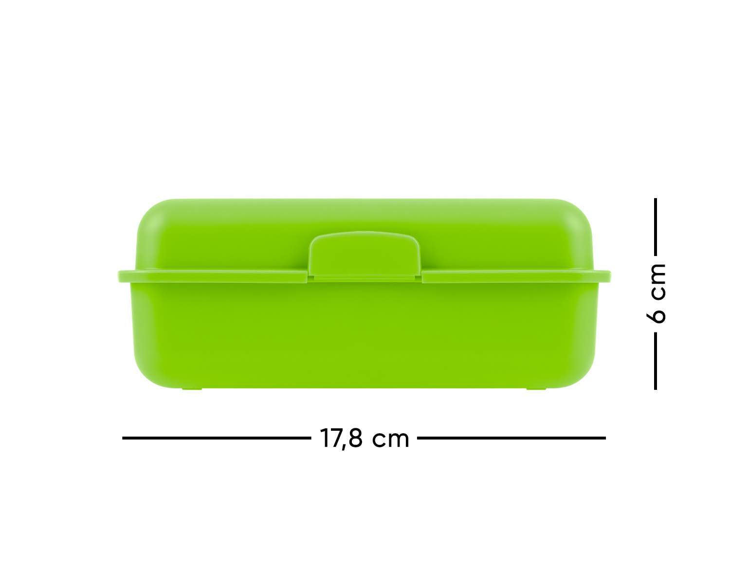 baagl-zoombie-lunch-box-verte-compartiment-enfant image 3