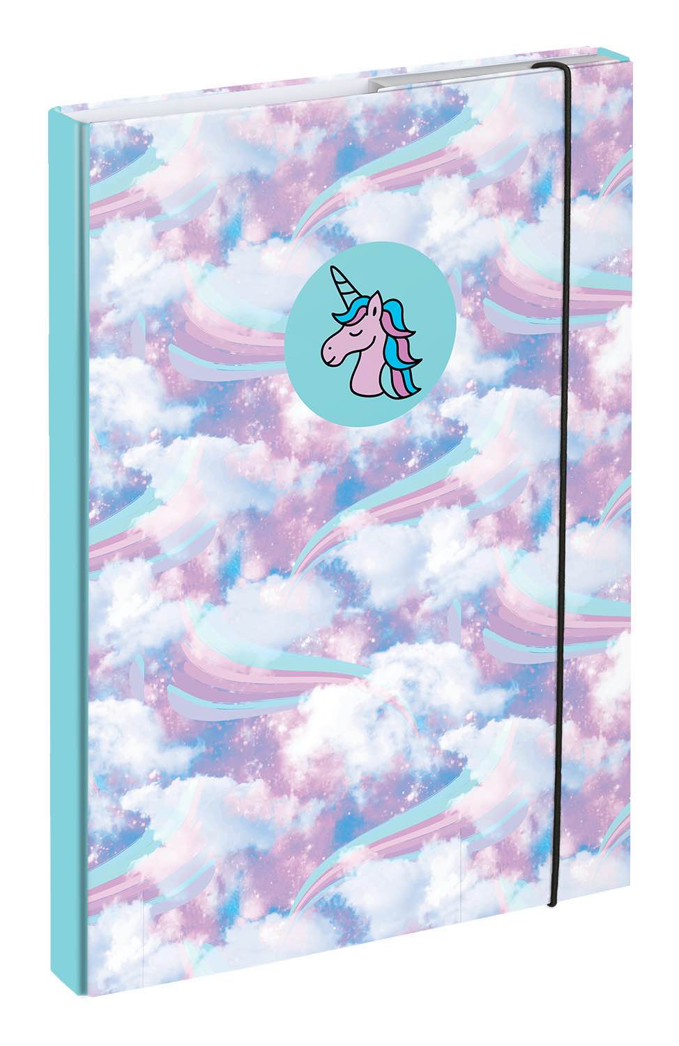baagl-sky-chemise-a4-lastique-bleu-ciel-cahiers image 1