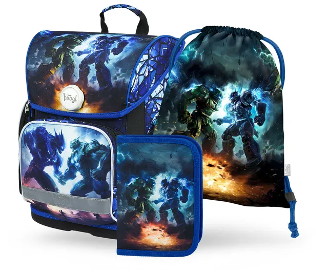 baagl-ergo-robots-set-scolaire-cartable-19-l-gar-on image 1
