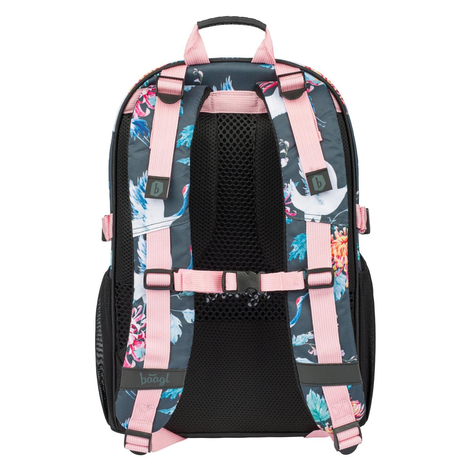 baagl-core-birds-sac-dos-scolaire-oiseaux-25-l image 4