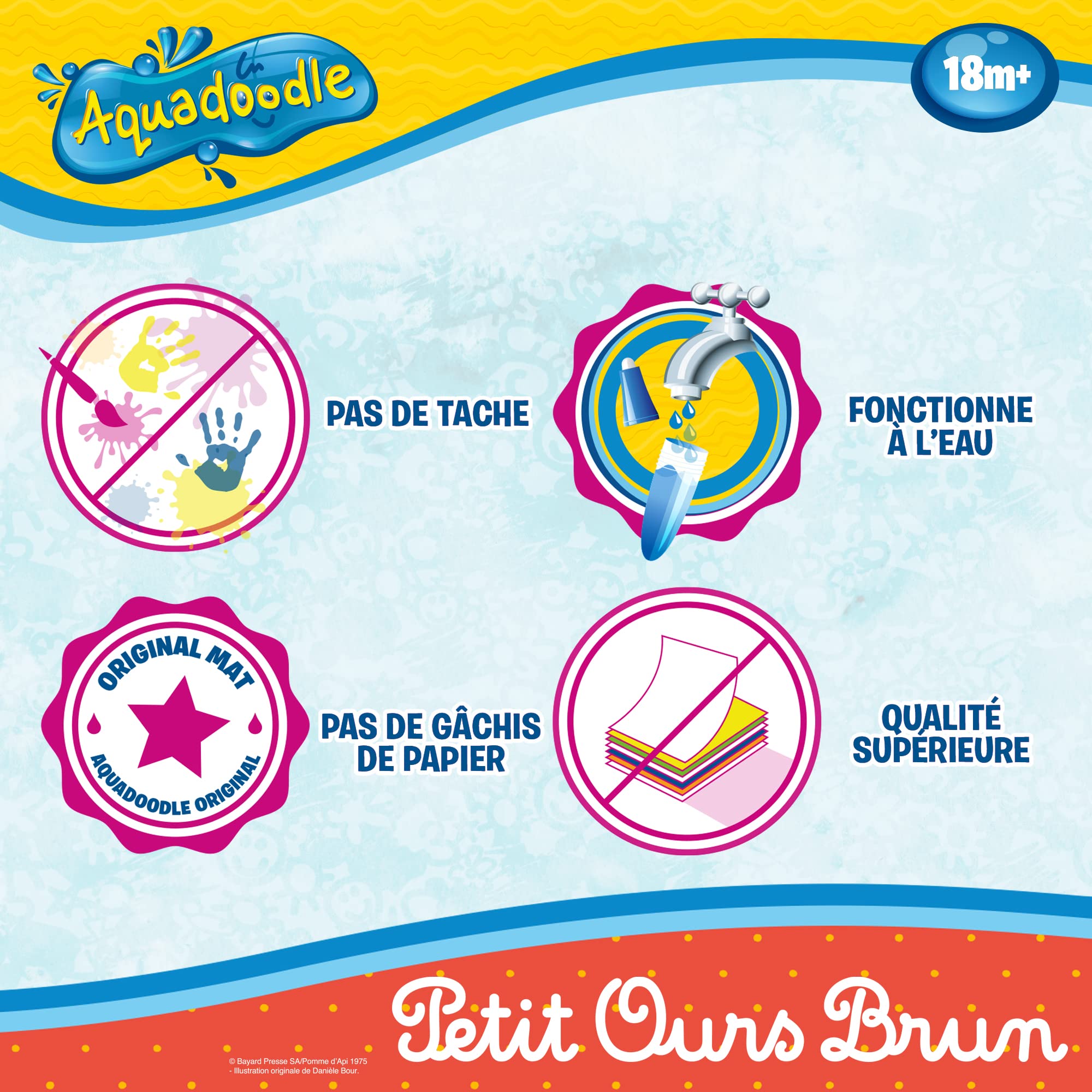 aquadoodle-large-mat-petit-ours-brun-tapis-dessin-eau-75x55-cm image 6