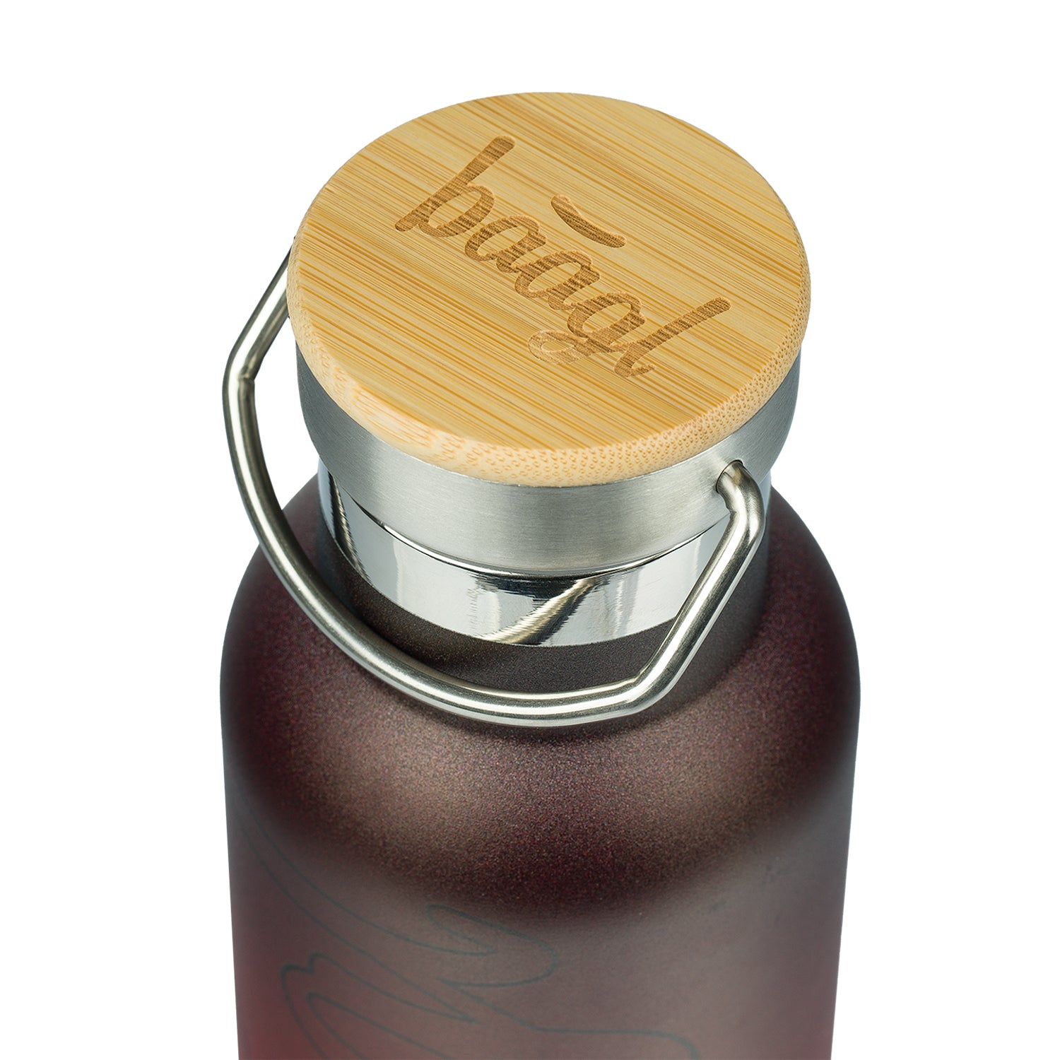 baagl-gradient-gourde-thermos-inox-500-ml-rouge-noir image 2