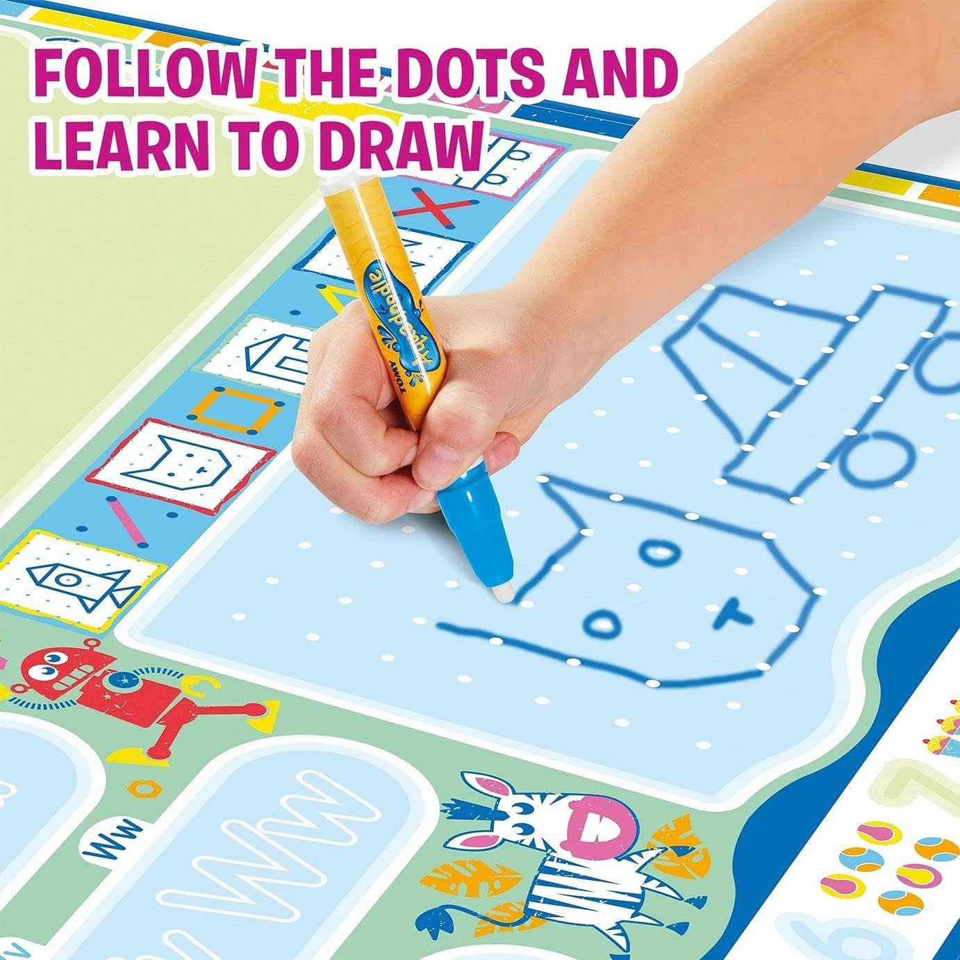 aquadoodle-large-mat-tapis-dessin-eau-my-abc-doodle-lettres image 5