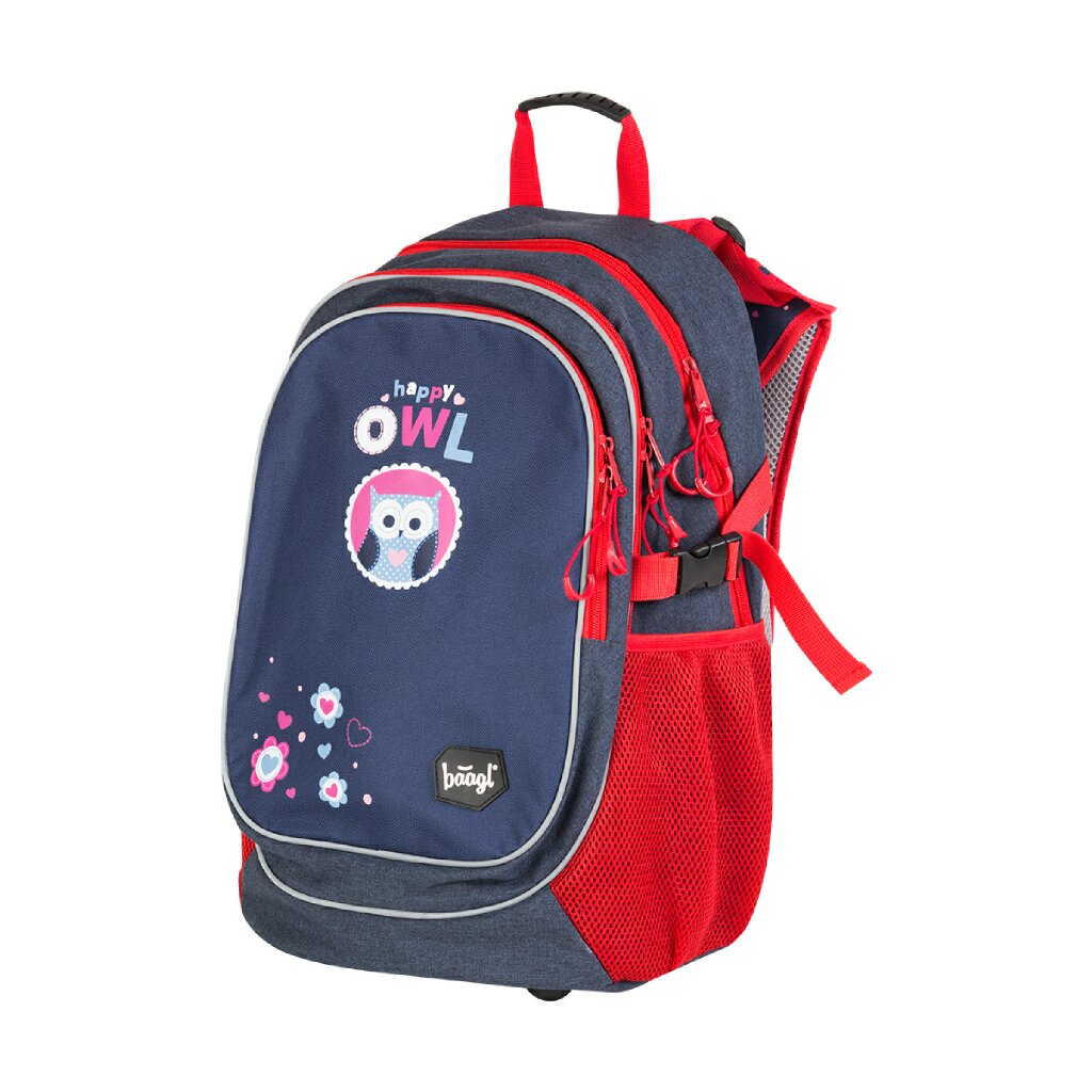 baagl-little-owls-cartable-fille-23-l-ergonomique-imperm-able image 2