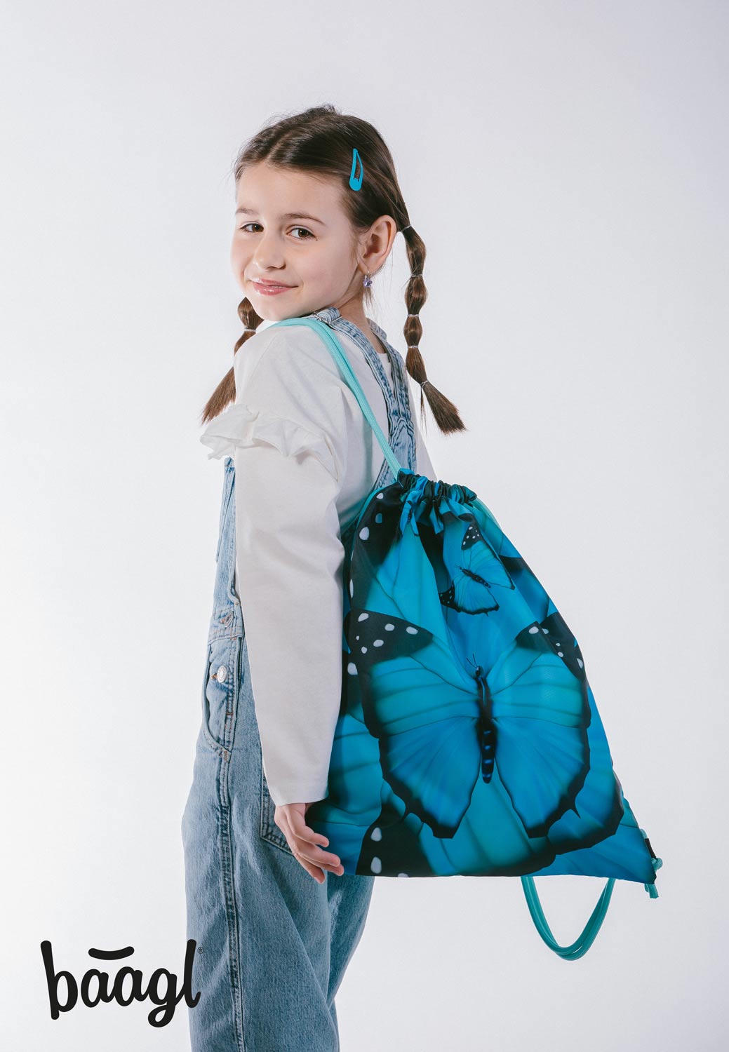 baagl-butterfly-sac-gym-enfant-cordon-lavable image 5
