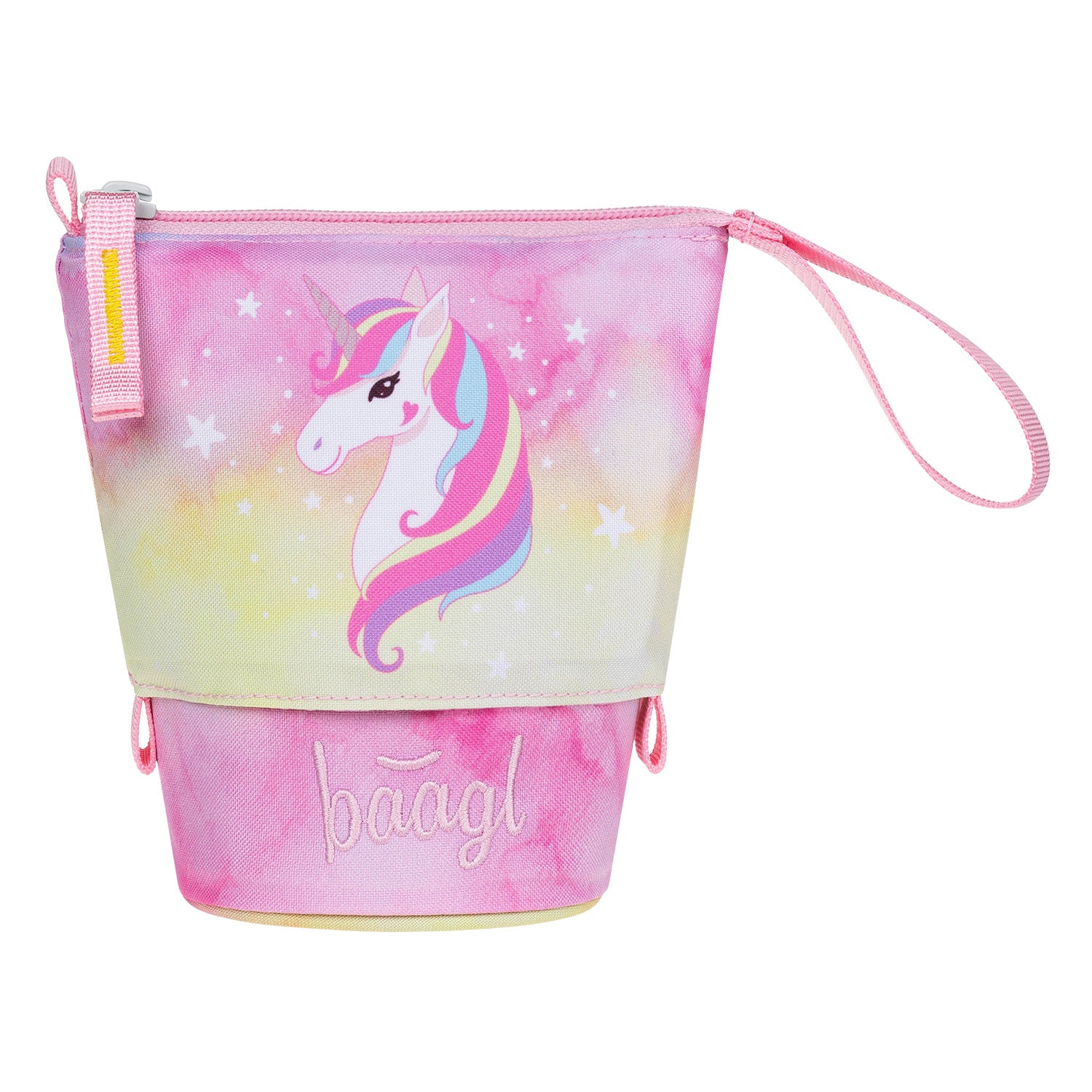 baagl-pop-up-rainbow-unicorn-trousse-crayons-debout image 3