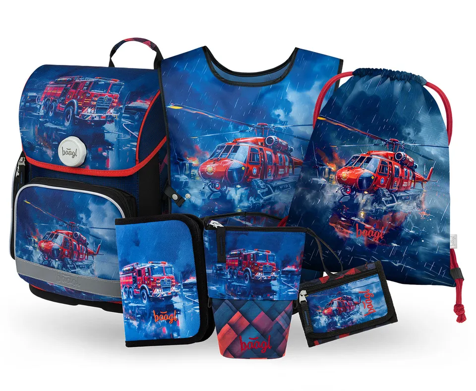 baagl-ergo-rescuers-iv-set-scolaire-cartable-4-pi-ces-cp-gar-on image 1