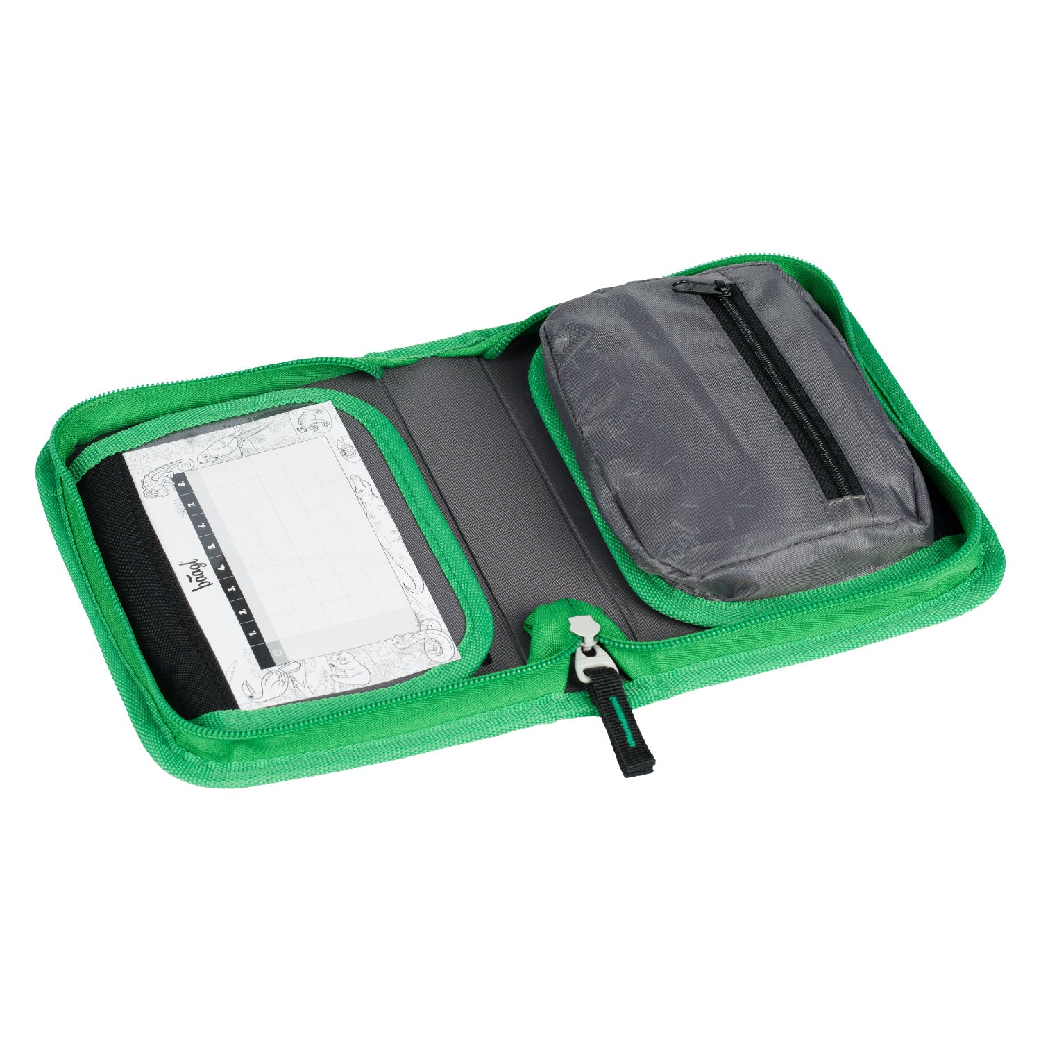 baagl-football-green-ball-trousse-scolaire-1-compartiment-foot image 4