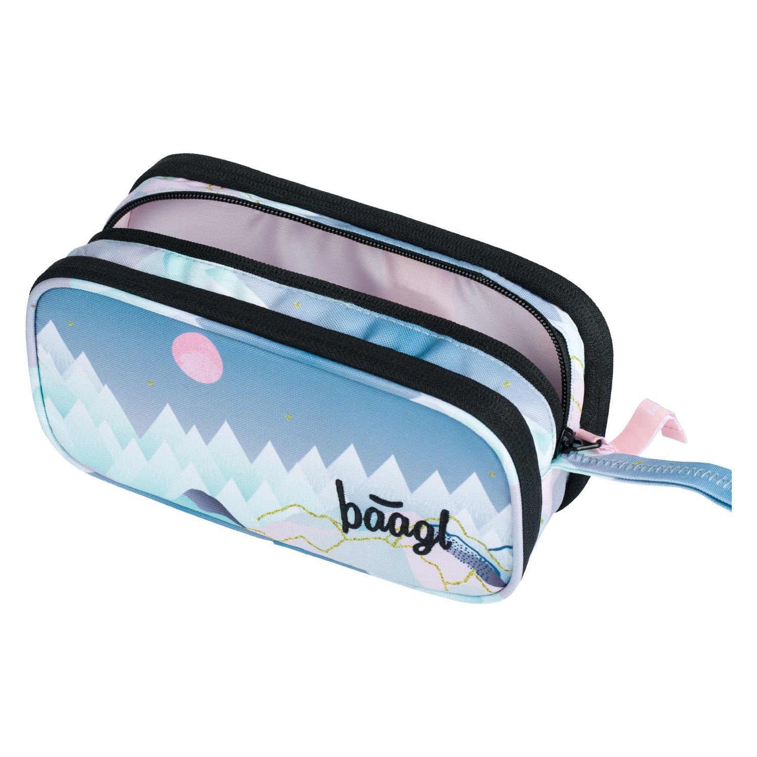 baagl-student-pencil-cases-trousse-moon-3-compartiments image 4