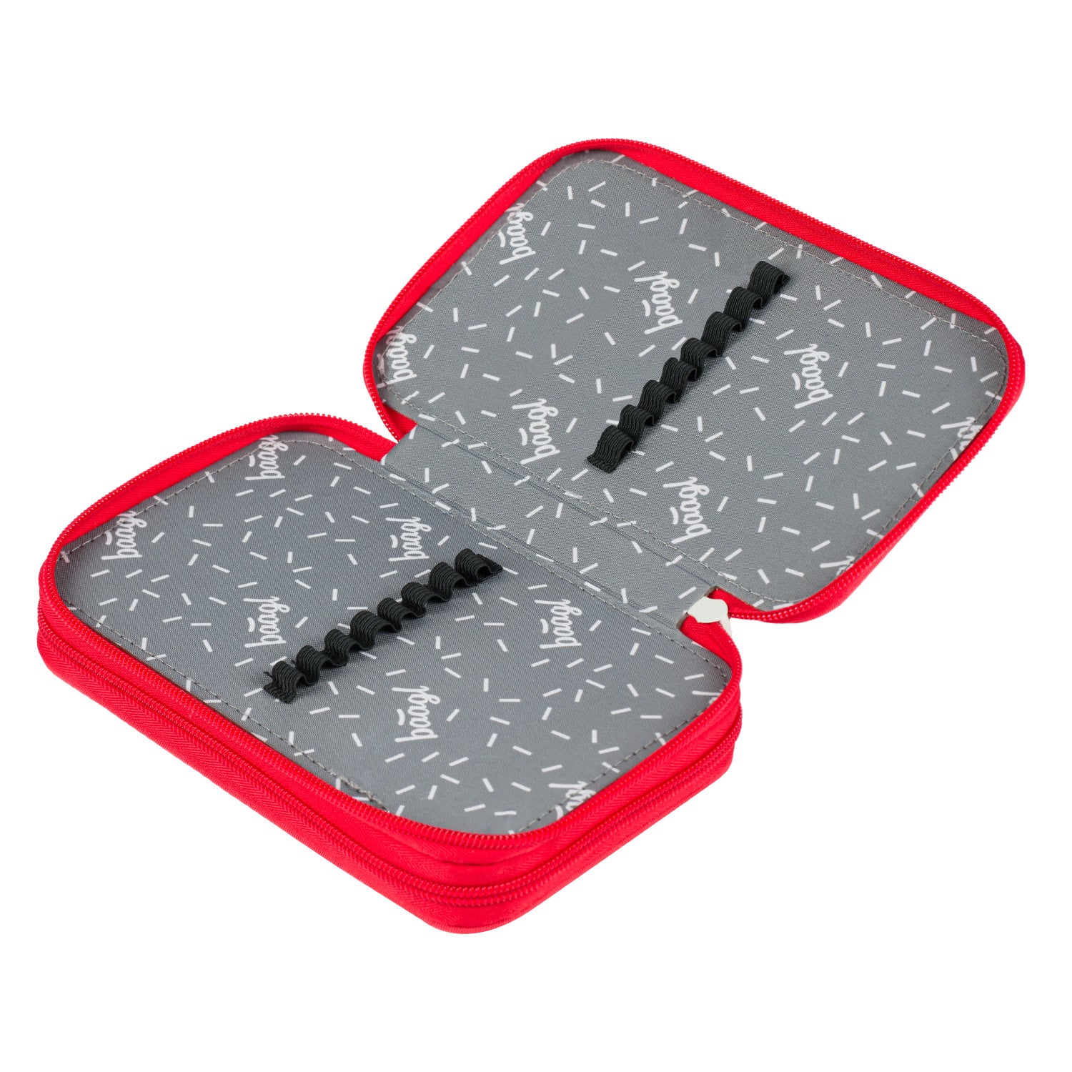 baagl-red-butterfly-trousse-scolaire-double-tage-vide image 3