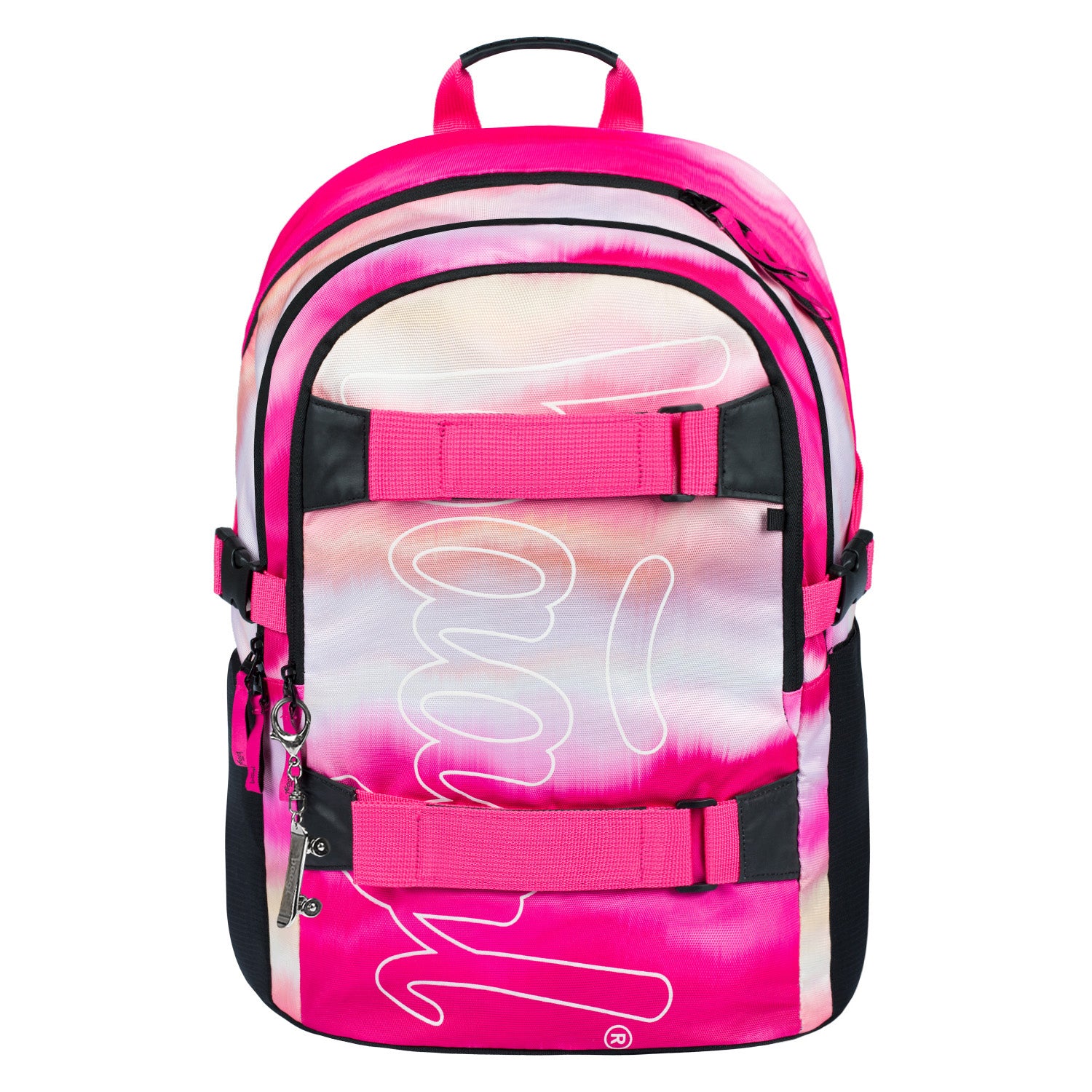 baagl-skate-pink-stripes-ensemble-scolaire-rose-fille image 2