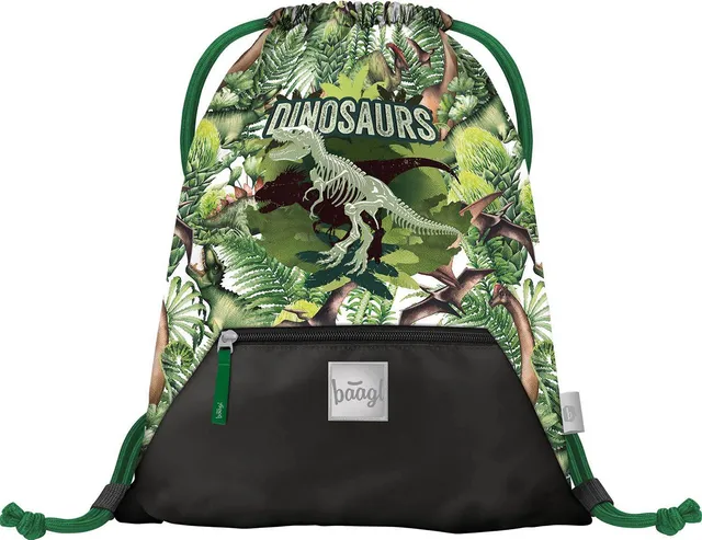 baagl-dinosaurs-sac-gym-poche-zipp-e-dinosaures image 1