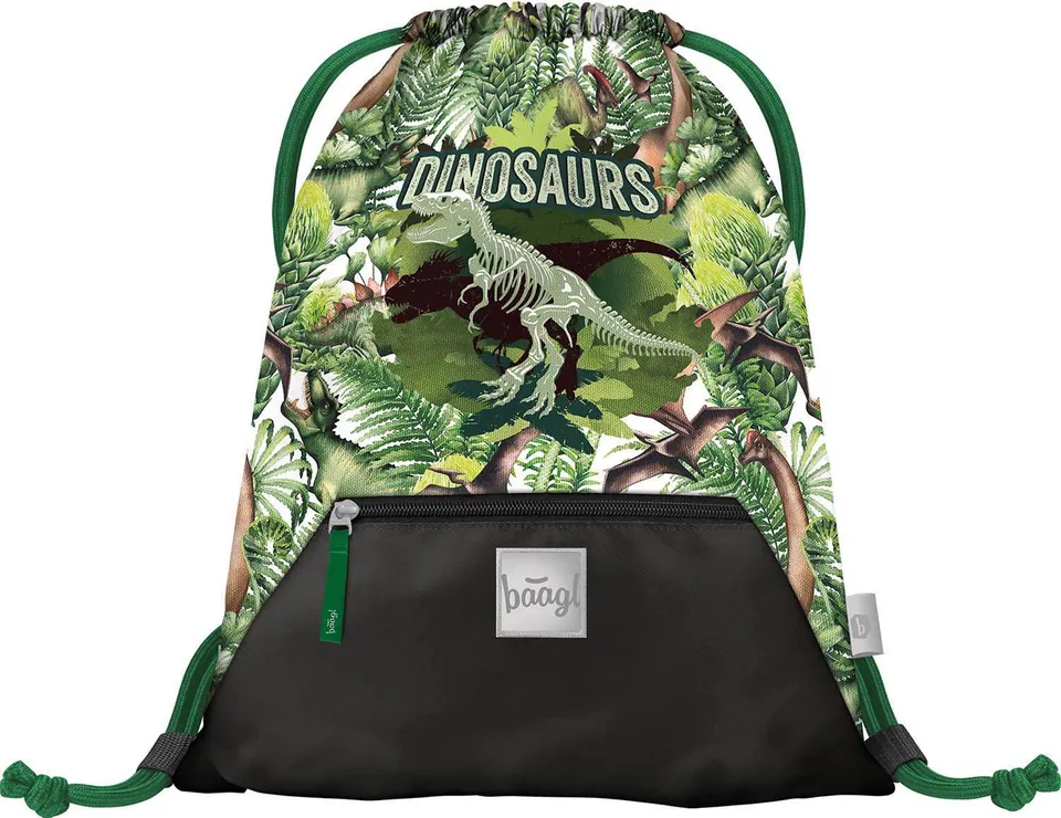 baagl-dinosaurs-sac-gym-poche-zipp-e-dinosaures image 1