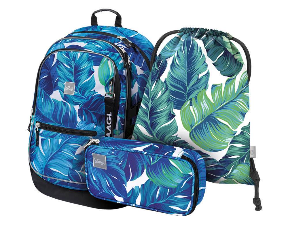 baagl-core-monstera-ensemble-scolaire-3-pi-ces-ergonomique image 1