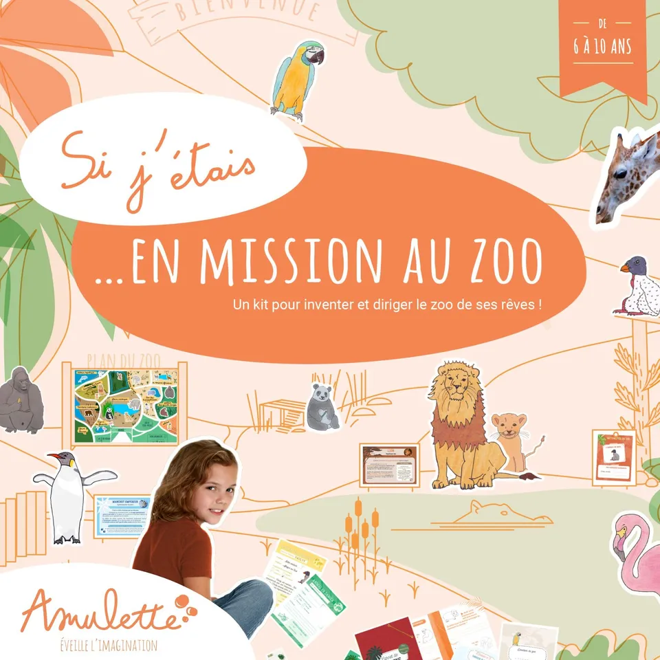 amulette-mission-au-zoo-kit-jeu-50-accessoires-6-10-ans-mzoo image 1