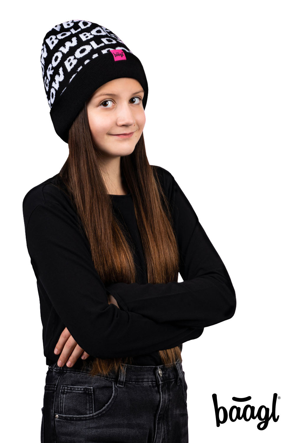 baagl-bonnet-rose-ado-adulte-tour-55-60-cm image 6