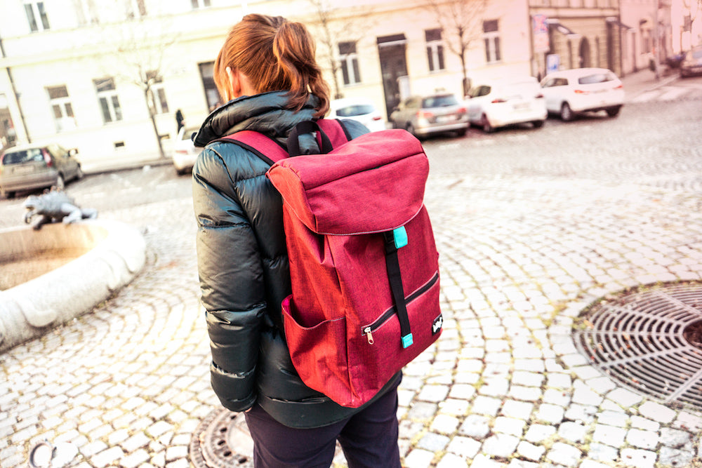 baagl-red-sac-dos-tudiant-rouge-imperm-able image 5