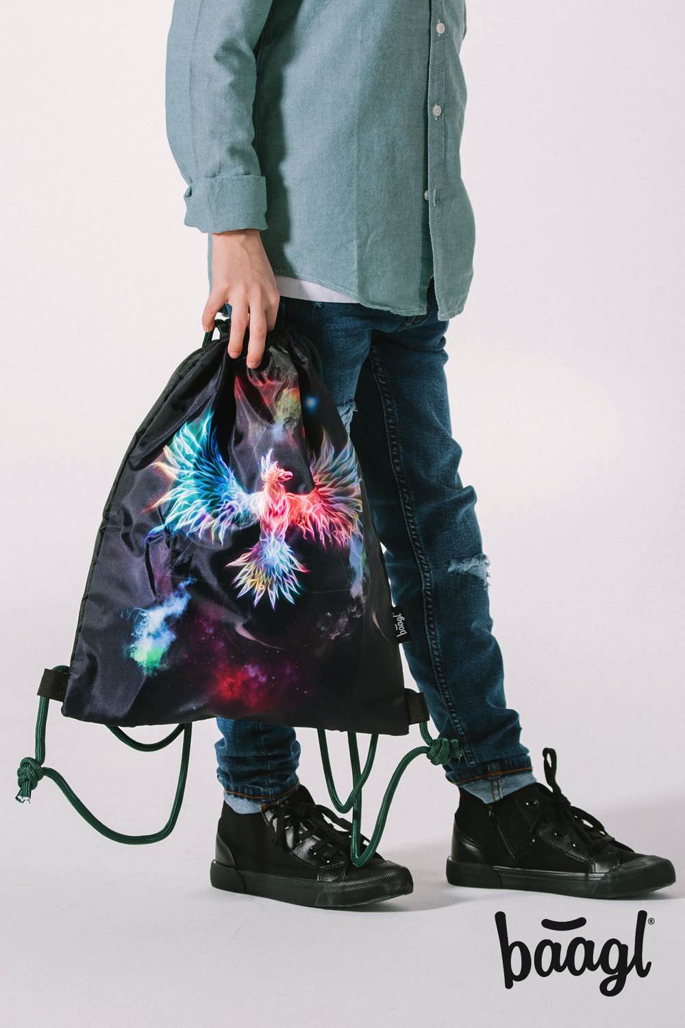 baagl-phoenix-sac-de-gym-enfant-lavable-cordons image 5