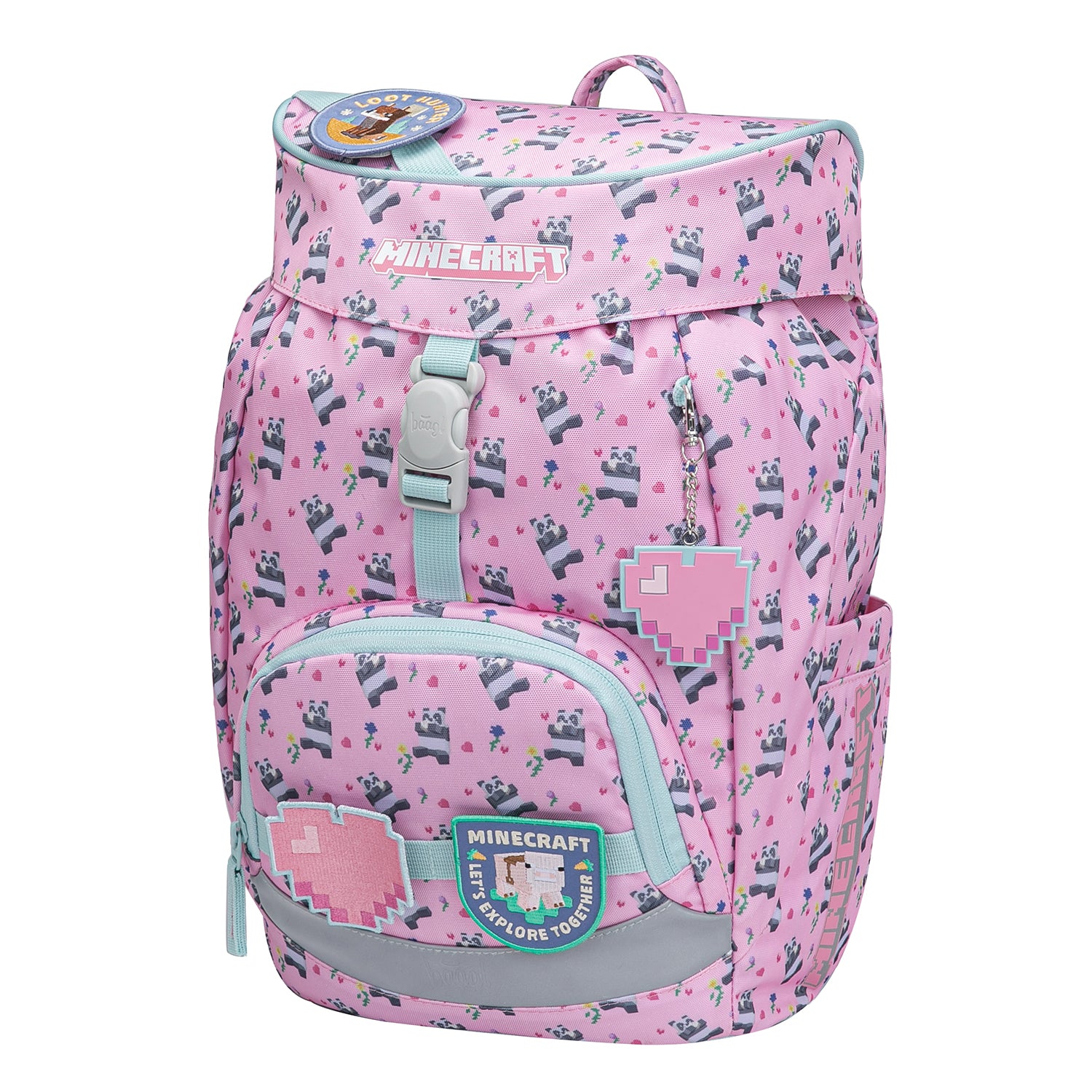 baagl-airy-minecraft-panda-sac-dos-750-g-magn-tique image 2