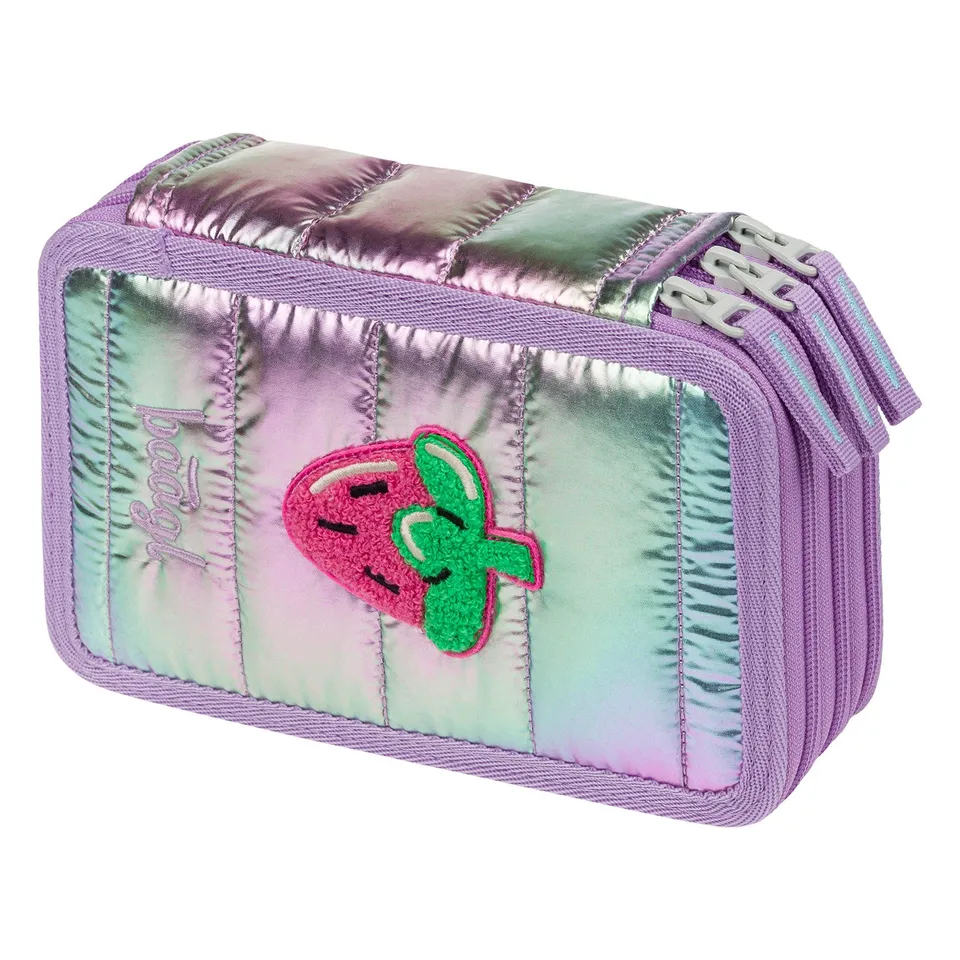 baagl-lavender-trousse-3-compartiments-violette image 1