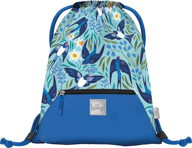 baagl-gym-sacks-birdie-sac-de-gym-poche-zipp-e-oiseaux image 1