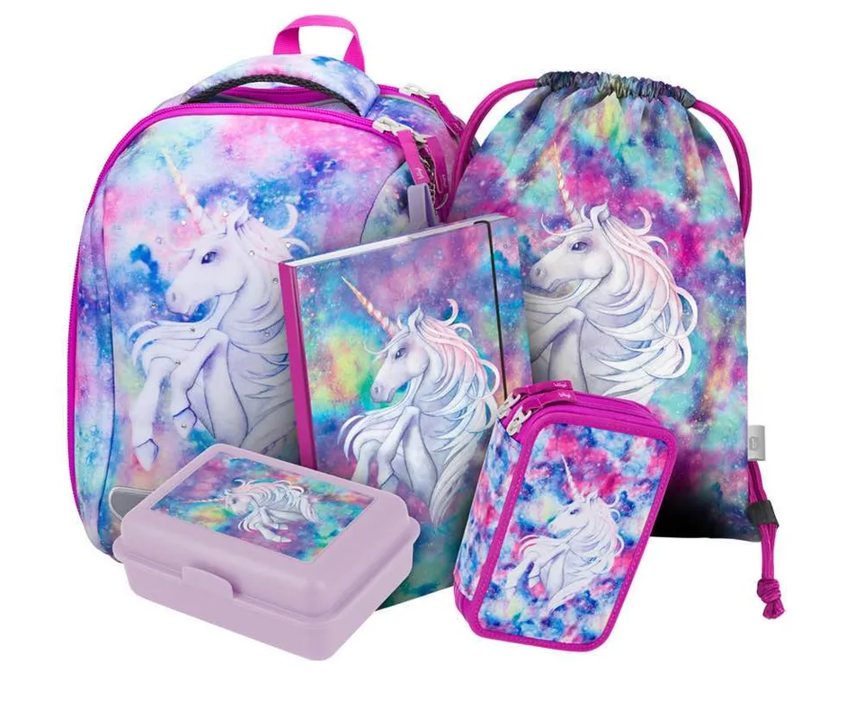 baagl-shelly-unicorn-ii-set-scolaire-licorne-3-pi-ces image 1
