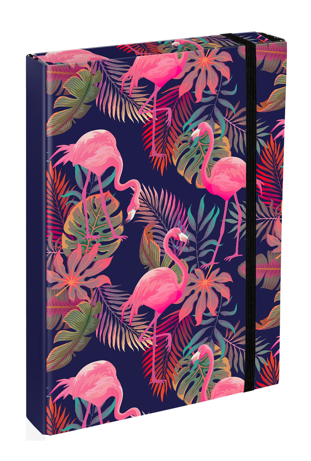baagl-jumbo-flamingo-chemise-a4-lastiques-flamant image 1