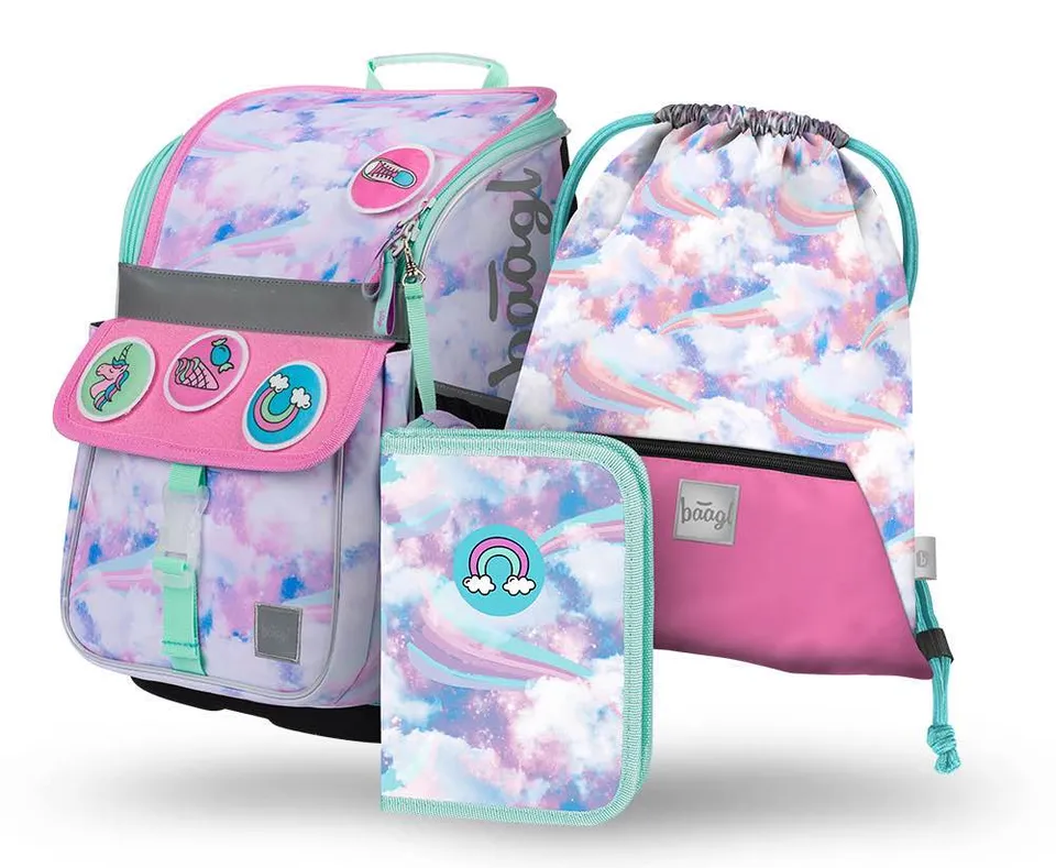 baagl-zippy-sky-ensemble-cartable-fille-18-l-creative image 1