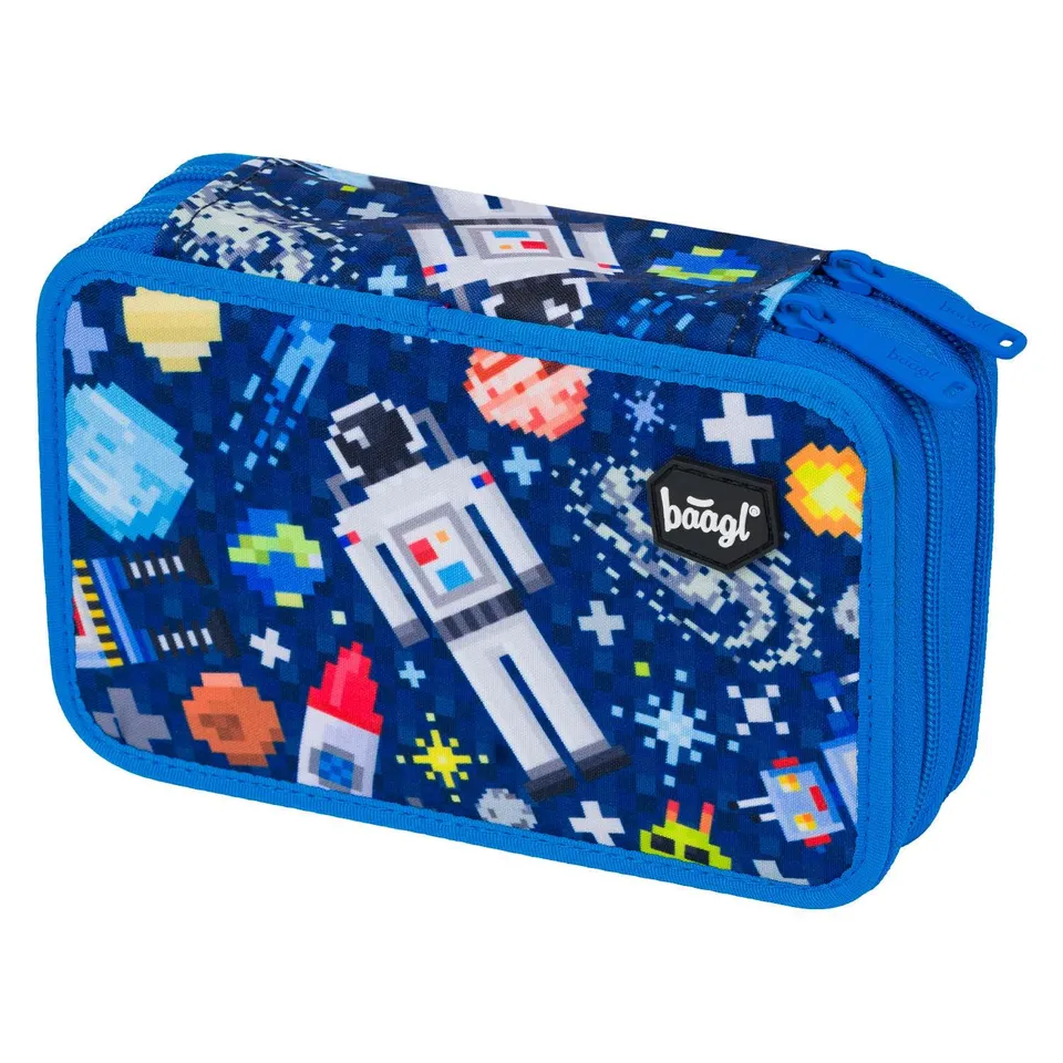 baagl-two-level-space-game-trousse-double-2-compartiments image 1