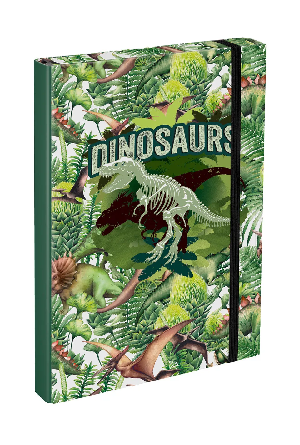 baagl-notebook-folders-a4-chemise-dinosaurs-lastique image 1