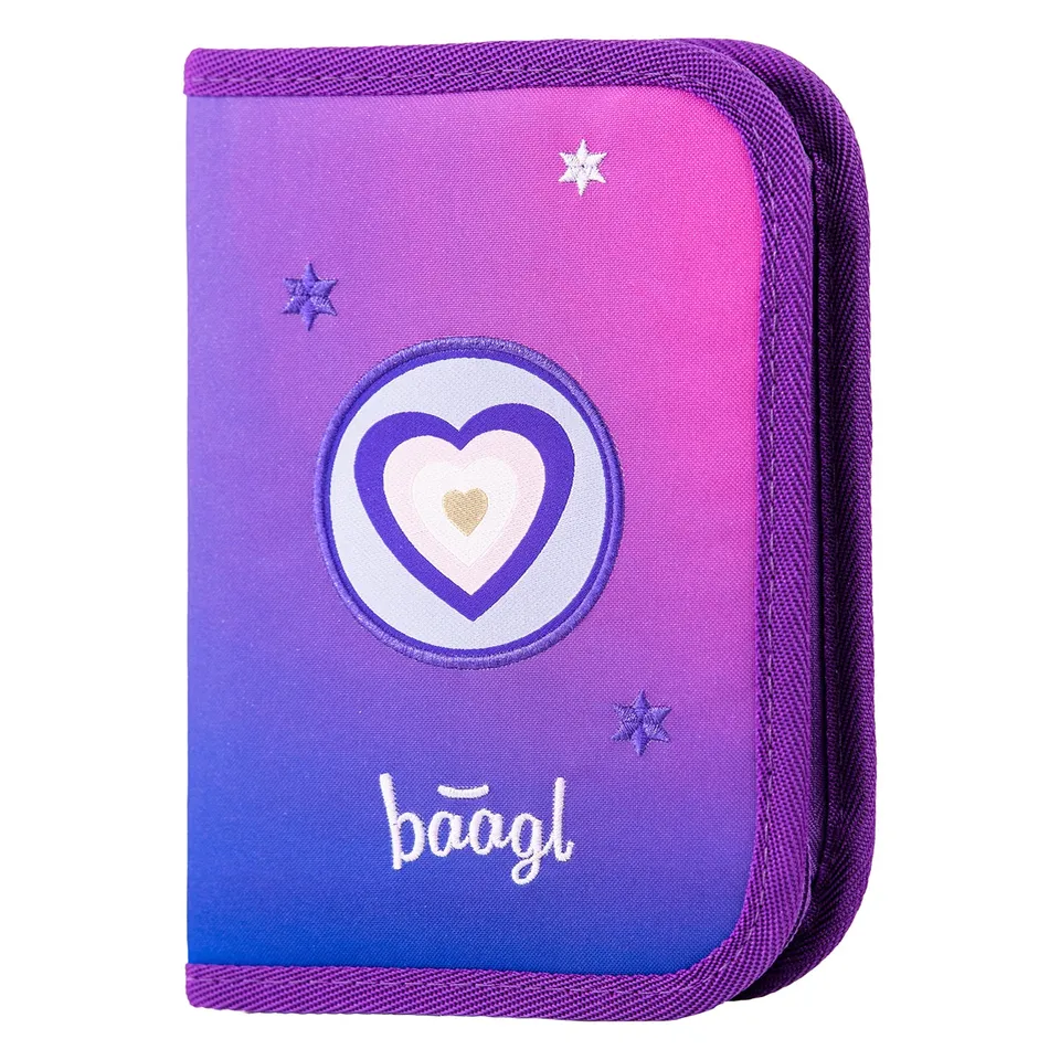 baagl-heart-trousse-scolaire-1-compartiment-recycl-e image 1