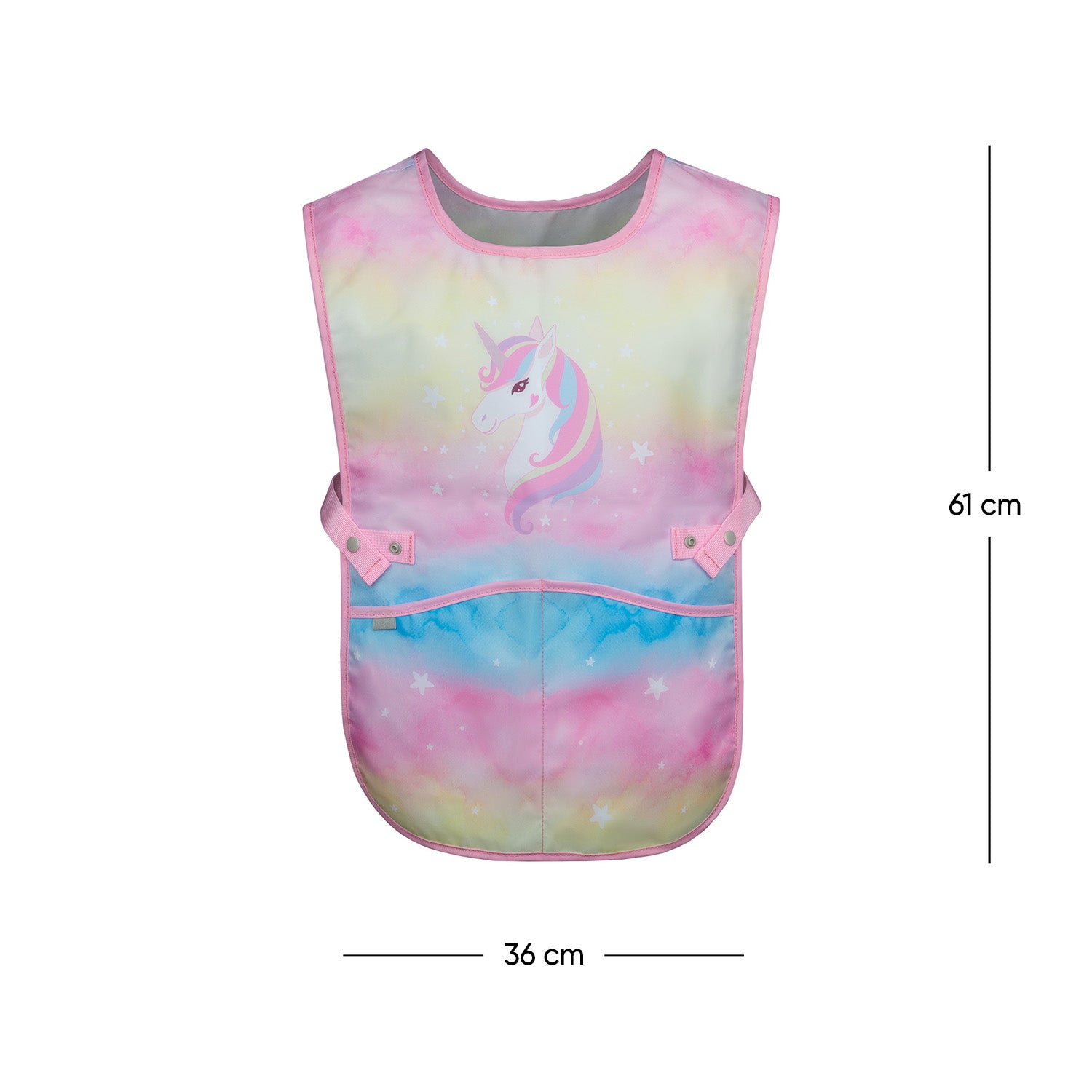 baagl-rainbow-unicorn-tablier-enfant-licorne-lavable image 4