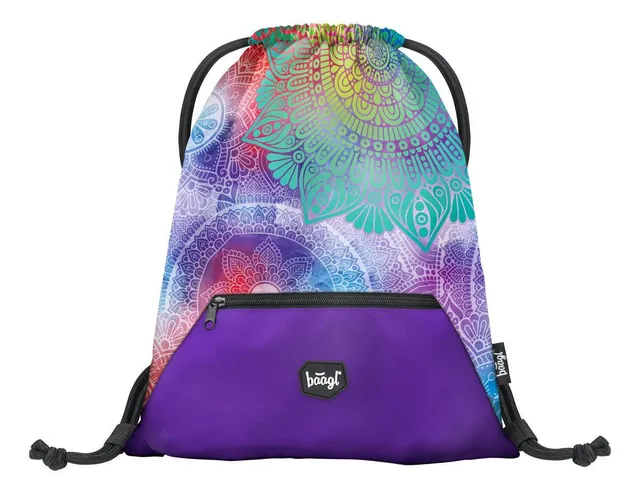 baagl-gym-sacks-mandala-sac-de-gym-poche-zipp-e image 1