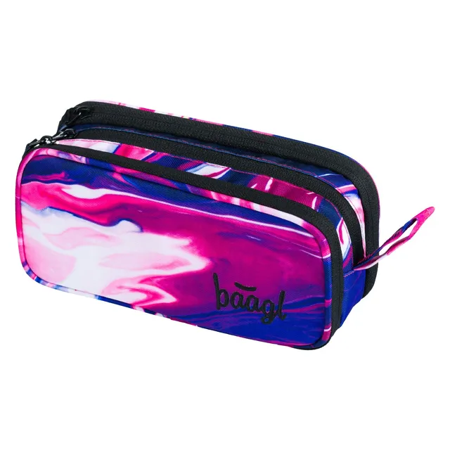 baagl-plum-trousse-tudiante-3-compartiments-prune image 1
