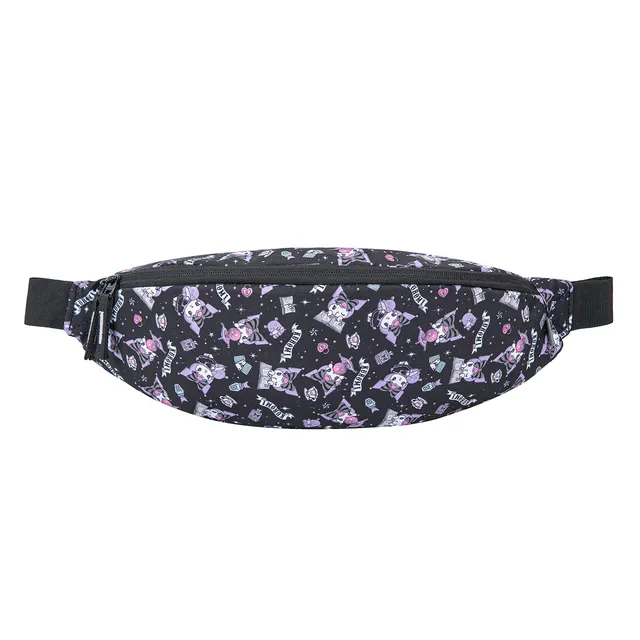 baagl-bumbags-snap-kuromi-sac-banane-noir-recycl image 1