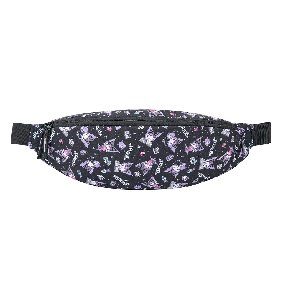 baagl-bumbags-snap-kuromi-sac-banane-noir-recycl image 1
