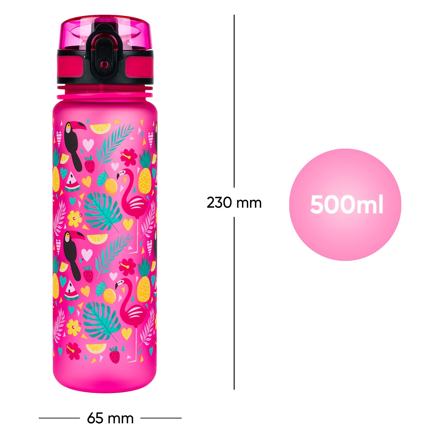 baagl-flamingos-gourde-tritan-500-ml-sans-bpa image 7