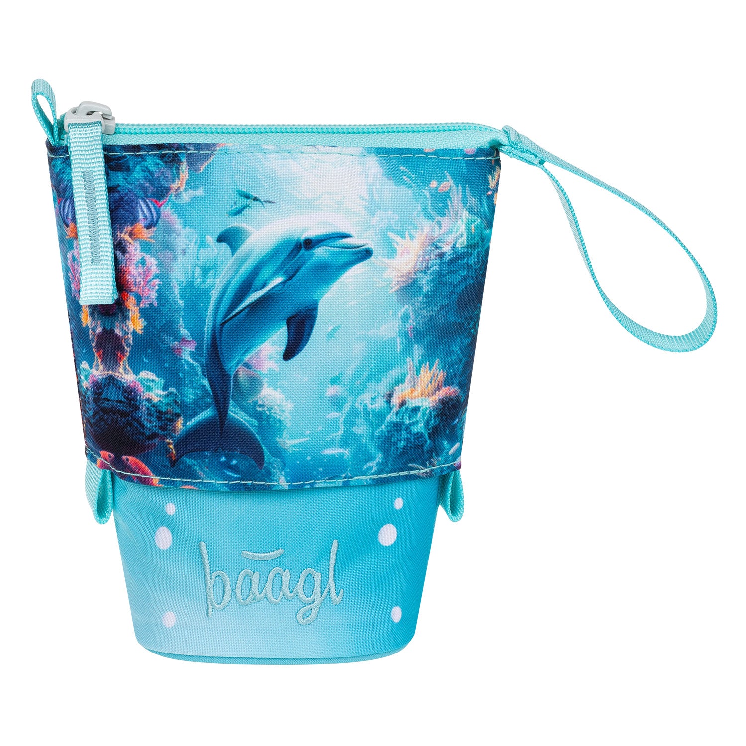 baagl-pop-up-dolphin-trousse-stand-recycl-e-dauphin image 3