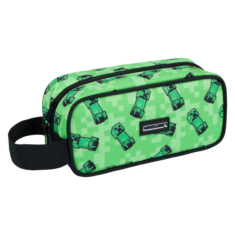 baagl-trousse-scolaire-minecraft-creeper-tui-zipp-officiel image 1