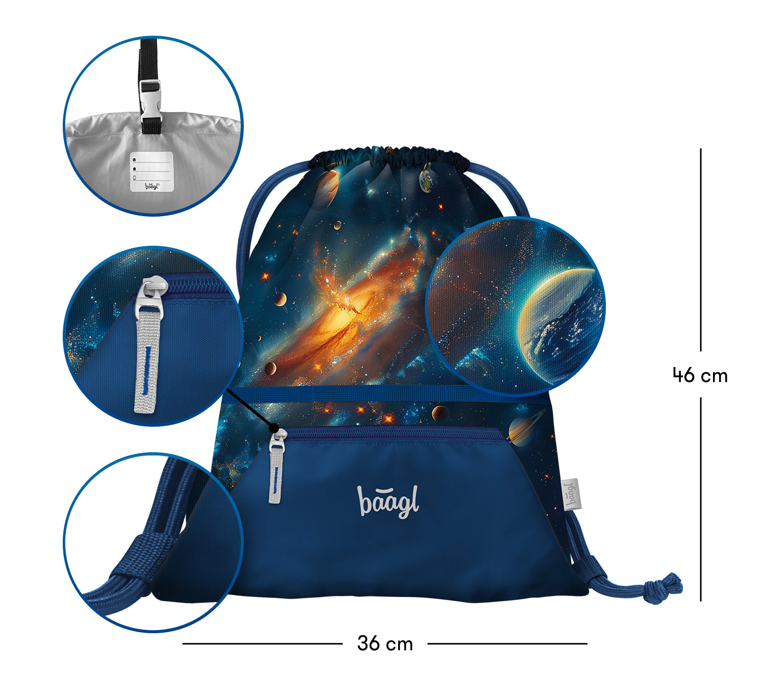 baagl-gym-sacks-universe-sac-gym-enfant-poche-zipp-e image 3