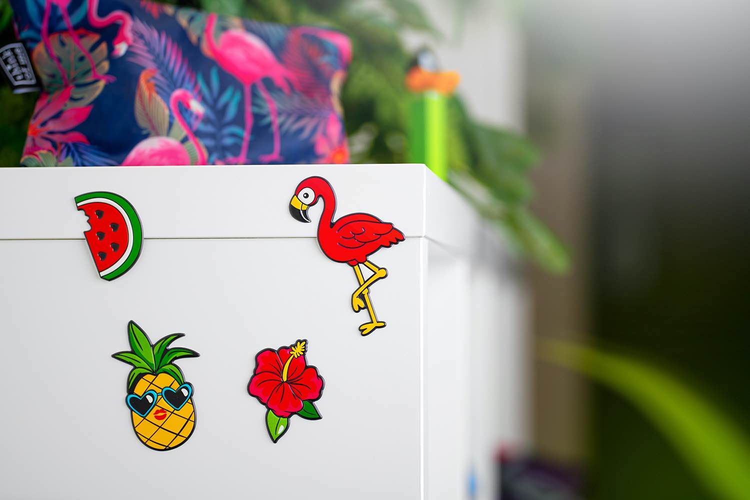 baagl-flamingo-stickers-3d-r-utilisables-flamant-rose image 2