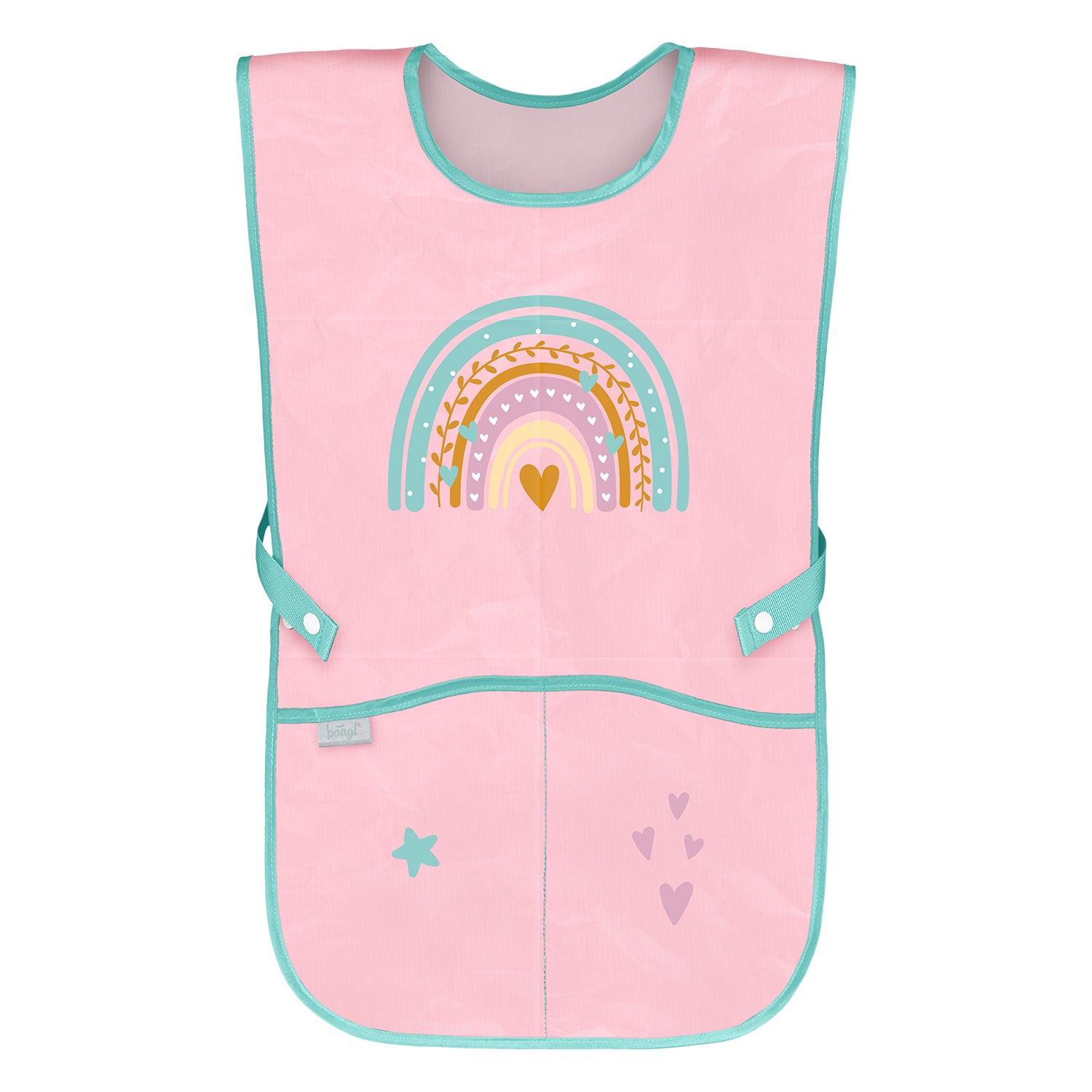 baagl-pink-rainbow-tablier-enfant-peinture-lavable image 1