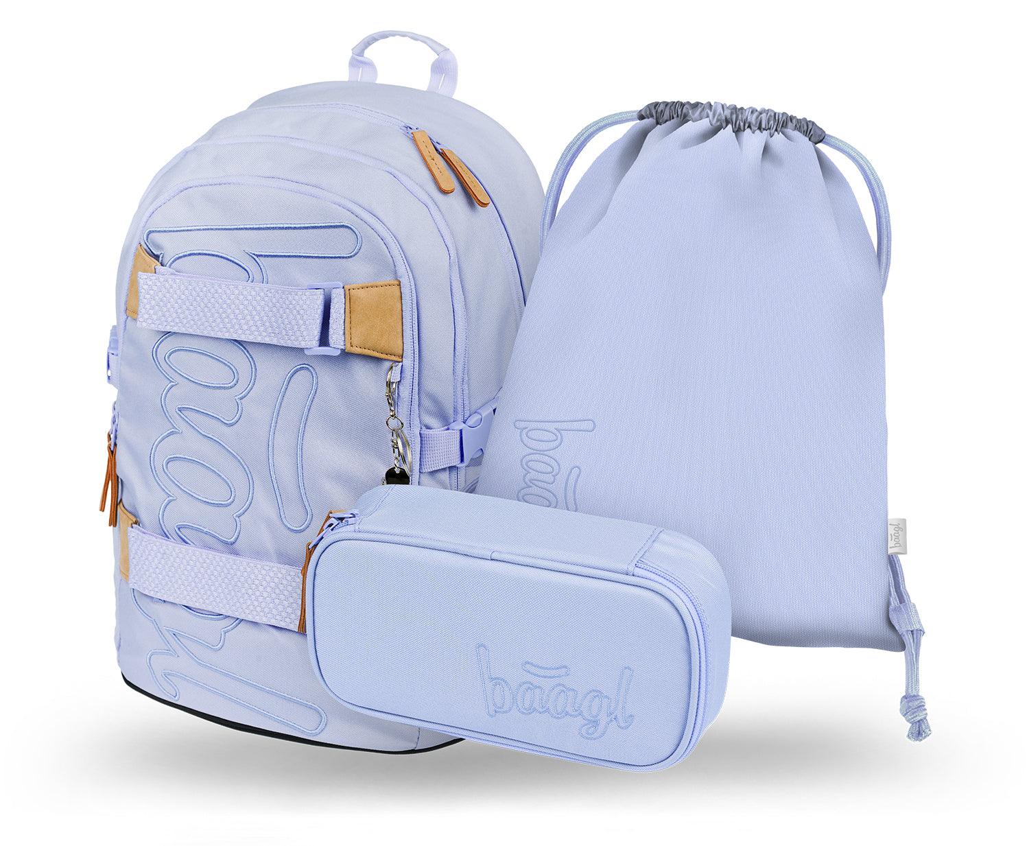 baagl-school-sets-ensemble-skate-lilac-3-pi-ces image 1
