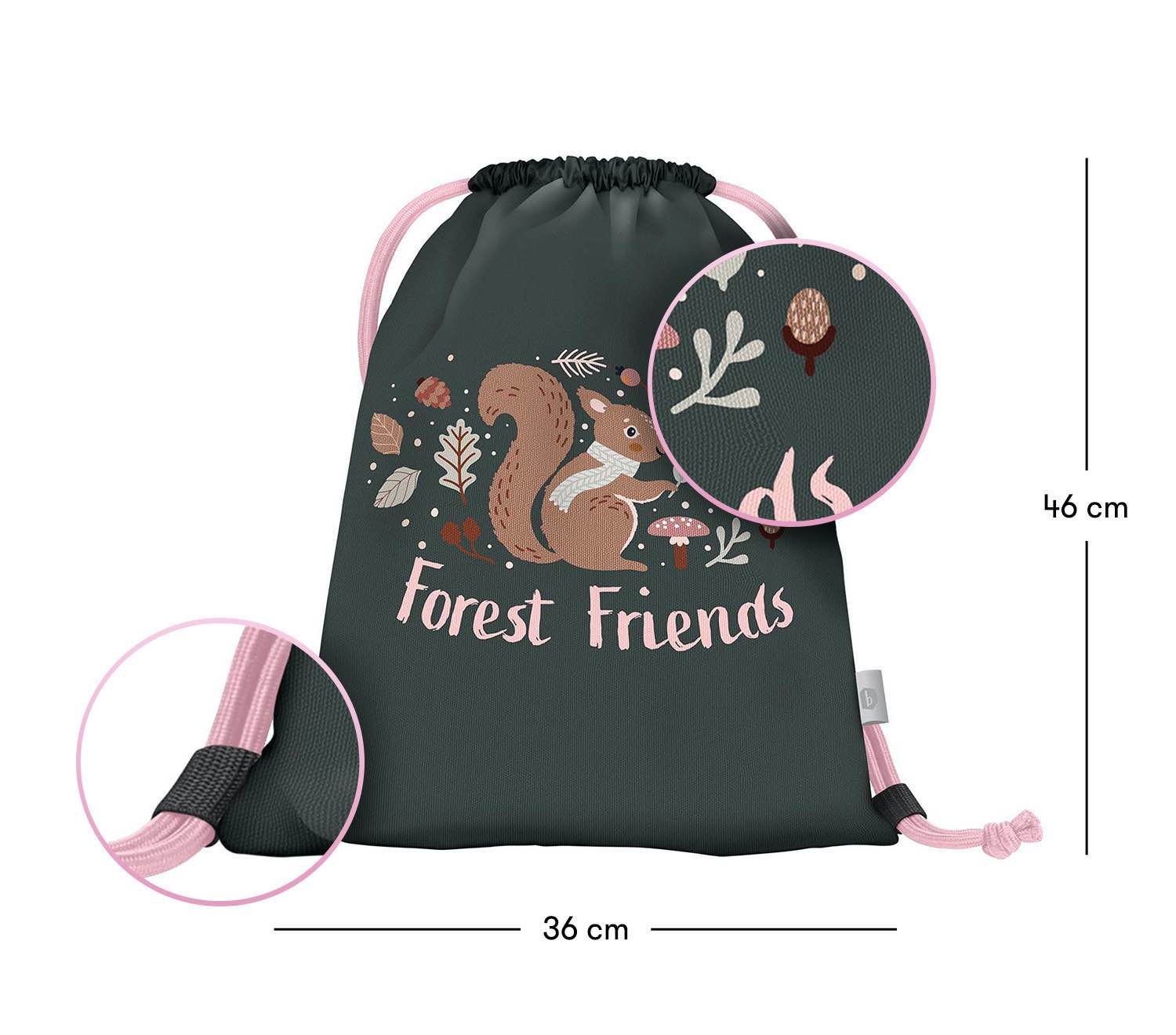 baagl-squirrel-sac-de-gym-enfant-cureuil-cordon image 3