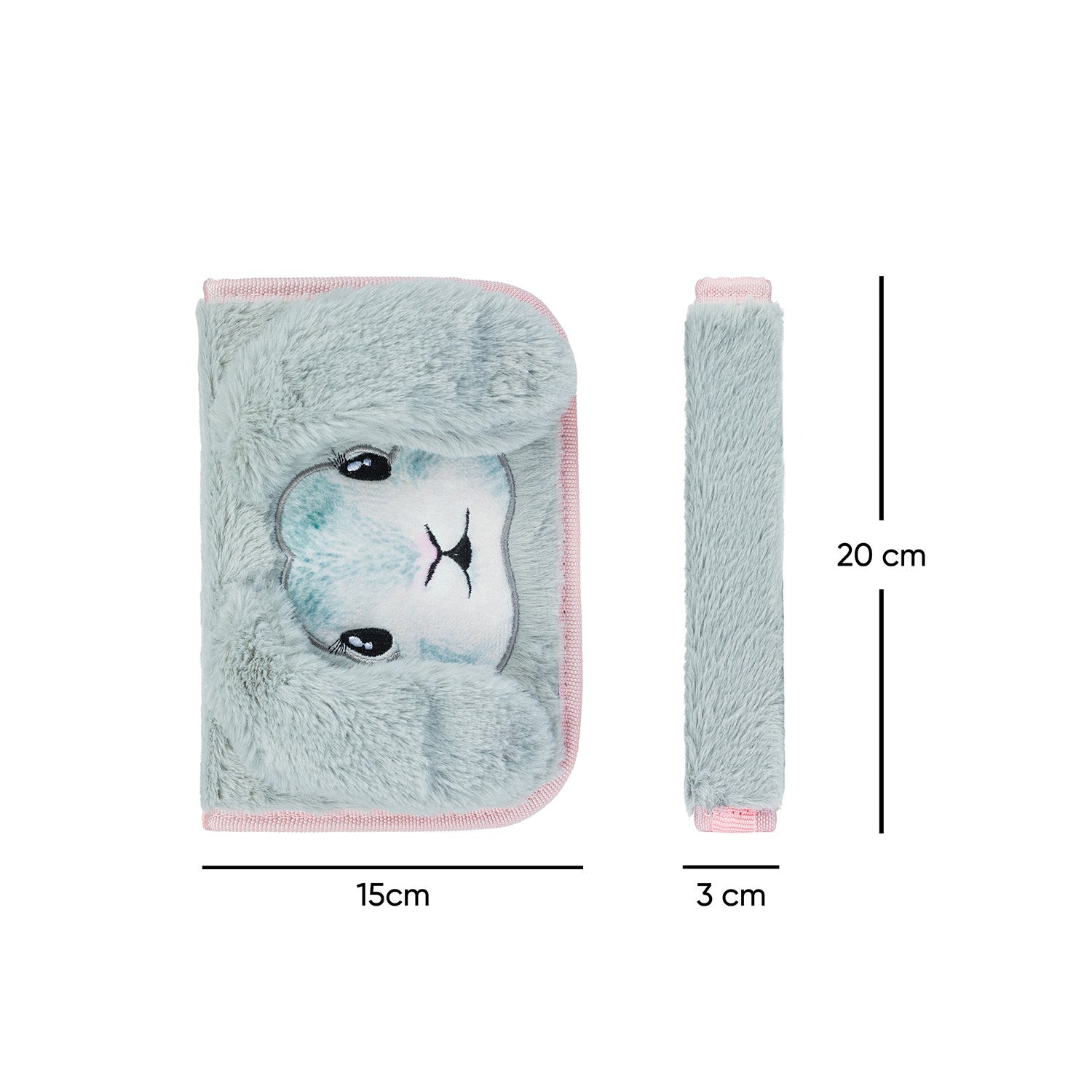 baagl-classic-bunny-trousse-scolaire-lapin-vide image 5