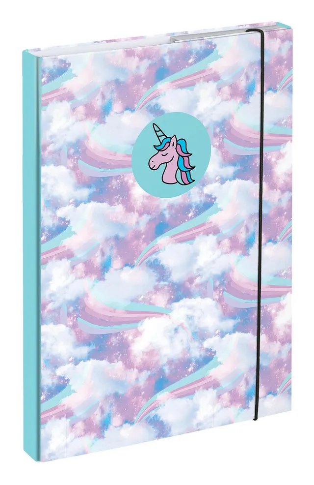 baagl-sky-chemise-a4-lastique-bleu-ciel-cahiers image 1