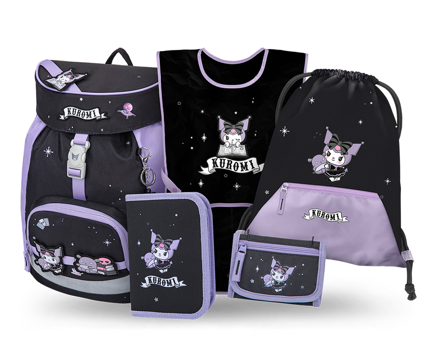 baagl-airy-kuromi-fortune-dream-ii-cartable-ensemble-l-ger-fille image 1